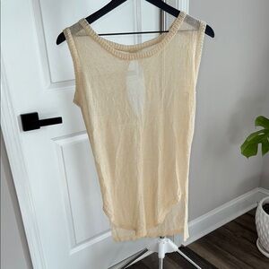 Tan Beach Cover Up Size Small